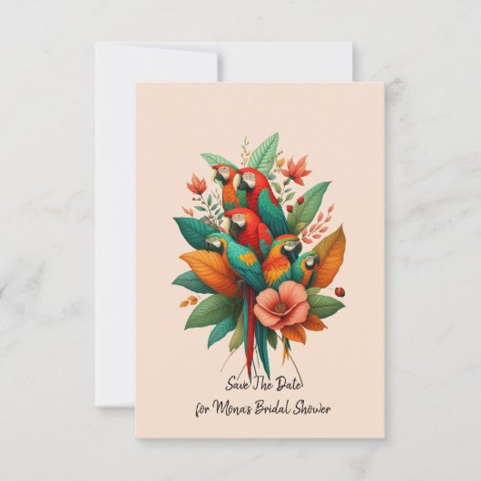 Invitation Save the Date Bridal Shower (Devant)