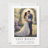 Invitation Save the Date Custom Photo (Devant)
