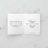 Invitation Save the Date – L'amour est patient (Intérieur)