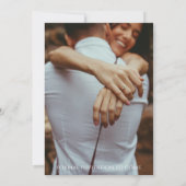 Invitation Save The Date- Large photo  (Dos)