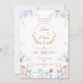 Invitation Save The Date Modern Minimal Wedding Design (Dos)