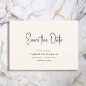 Invitation Save the date! Moderne, Minimale, Typographie,