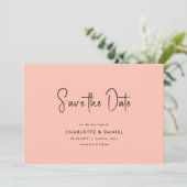 Invitation Save the date! Moderne, Minimale, Typographie, (Debout devant)