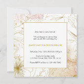 Invitation "Save the date" pour mariage (Dos)