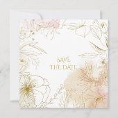 Invitation "Save the date" pour mariage (Devant)