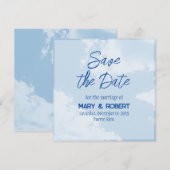 Invitation Save the Date - Sky (Devant / Derrière)