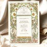 Invitation Save the Date Vintage Art Nouveau by Mucha<br><div class="desc">Art Nouveau Vintage Save the Date wedding cards by Alphonse Mucha in a floral, romantic, and whimsical design. Victorian flourishes complement classic art deco fonts. Please enter your custom information, and you're done. If you wish to change the design further, click the blue "Customize It" button. Thank you so much...</div>