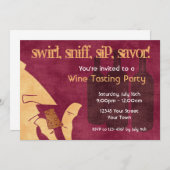Invitation Savourer une fête du vin (Devant / Derrière)
