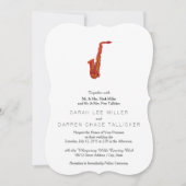 Invitation Saxophone (Devant)