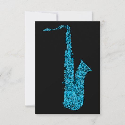 Invitation saxophone grognon (Devant)