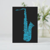 Invitation saxophone grognon (Debout devant)