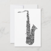 Invitation saxophone grognon (Devant)
