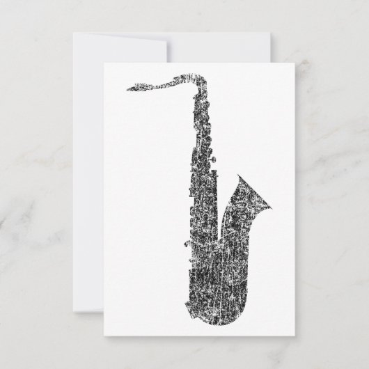 Invitation saxophone grognon (Devant)