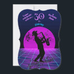 Invitation Saxophone Man 30th Birthday Music Jam Musiciens<br><div class="desc">J'espère que vous apprécierez cette grande invitation d'anniversaire avec cet homme saxophone,  30ème anniversaire Musique Jam sur elle. Vous pouvez modifier TOUTES LES INFORMATIONS PERSONNELLES sur la carte d'anniversaire pour répondre à vos besoins. Profitez-en ! https://www.zazzle.com/store/artzdizigns</div>