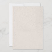 Invitation Saxophone musique vintage  (Dos)