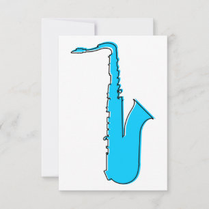 Invitation saxophone oddRex