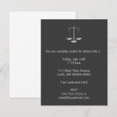 Invitation Scales de justice (Devant / Derrière)