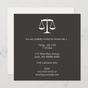 Invitation Scales de justice