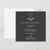 Invitation Scales de justice (Devant / Derrière)