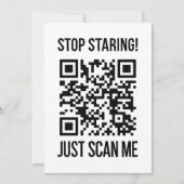 Invitation Scan Me QR Code : Créez votre avenir (Devant)