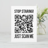 Invitation Scan Me QR Code : Créez votre avenir (Debout devant)