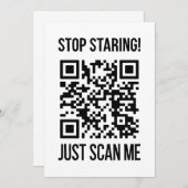 Invitation Scan Me QR Code : Créez votre avenir (Devant / Derrière)