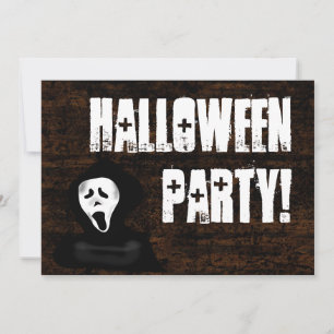 Invitation Scandale effrayant Parti d'Halloween