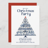 Scandinave Nordic Christmas Tree Party