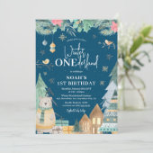 Invitation Scandinave 'Winter Onederland' 1er anniversaire (Debout devant)