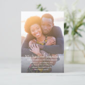 Invitation Scanner pour répondre code QR 2 Photo Mariage Mode (Debout devant)
