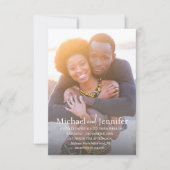 Invitation Scanner pour répondre code QR 2 Photo Mariage Mode (Devant)