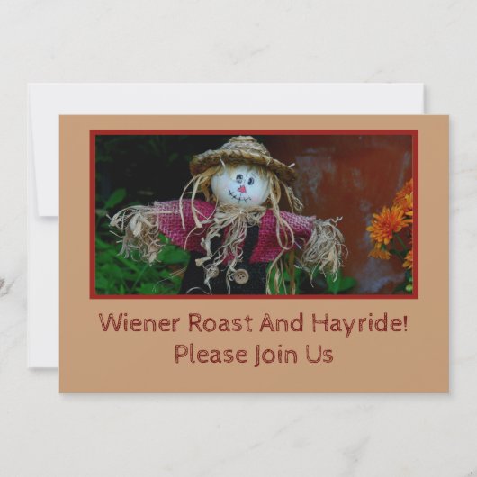 INVITATION SCARECROW, ARMEMENTS SORTCHED/S'IL VOUS PLAÎT REJO (Devant)