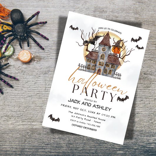 Invitation Scary Maison hantée Adulte Halloween Costumes Part