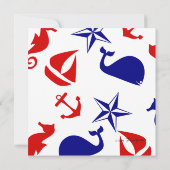 Invitation Scatter nautique (Dos)