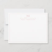 Invitation Scattered Meadow Folk Nursery Note Card (Devant)
