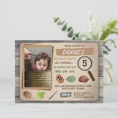 INVITATION SCAVENGER HUNT PHOTO ANNIVERSAIRE DE ENFANT PARTY  (Debout devant)