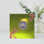 Invitation SCEAU DU MODÈLE DE CHEVALIERS topaz jaune (Debout devant)