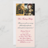 INVITATION SCELLEMENT À LA CIRE POUR FÊTE DE DÉGUSTATION DE V (Dos)