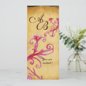 Invitation SCELLEMENT DE CIRE BAIES MAGIQUES MONOGRAMME,Par (Debout devant)