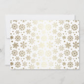 Invitation Scénario D'Or Merveilles De Son Amour Noël 3 Photo (Dos)