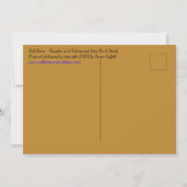 Invitation Scène d'automne / Citrouille & Bittersweet 5 x 7 C (Dos)