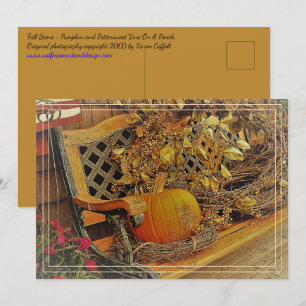Invitation Scène d'automne / Citrouille & Bittersweet 5 x 7 C