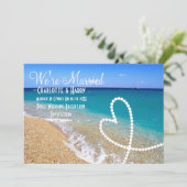 Invitation Scène de fête de réception de mariage après la cér (Debout devant)