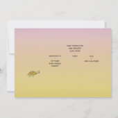 Invitation Scène de la nature (canards, porcelaine, tortue) B (Dos)