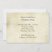 Invitation Scène de la vieille grange de Noël (Dos)