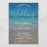 Scène de plage tropicale Sables blancs Mariage mod