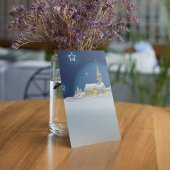 Invitation Scène d'hiver de Noël