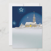 Invitation Scène d'hiver de Noël (Devant)