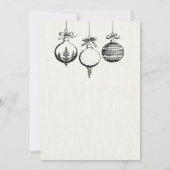 Invitation Scène d'intérieur cosy de Noël (Dos)