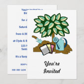 Invitation Scène du jardin (Devant / Derrière)